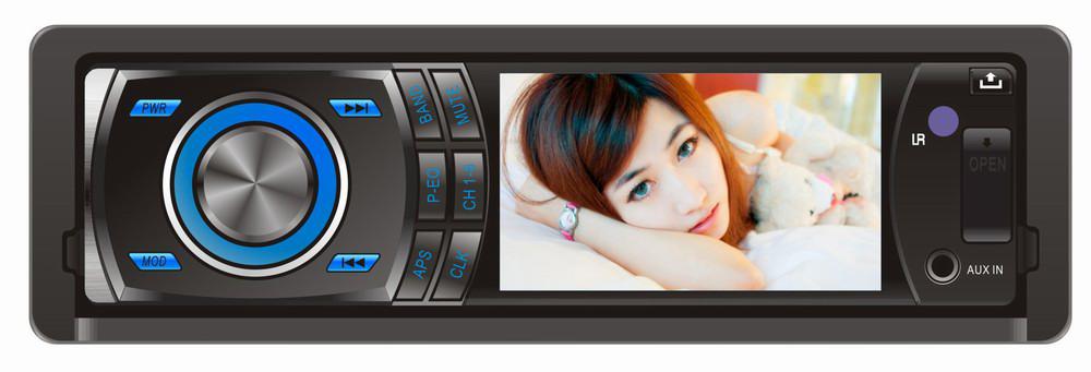 3inch in dash 1 din car dvd player with usb/sd