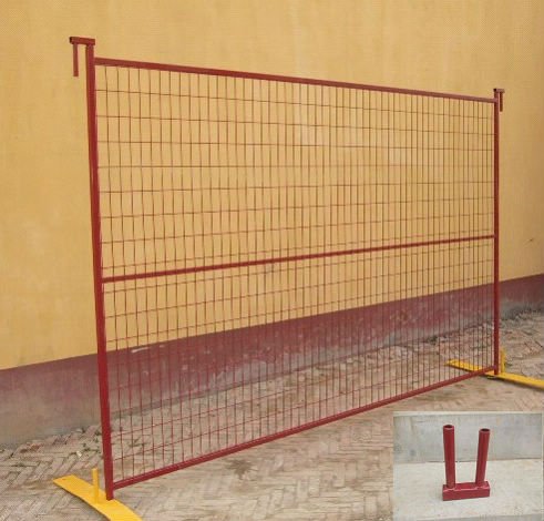 Canada temporary fence and portable construction security fence panel hot sale