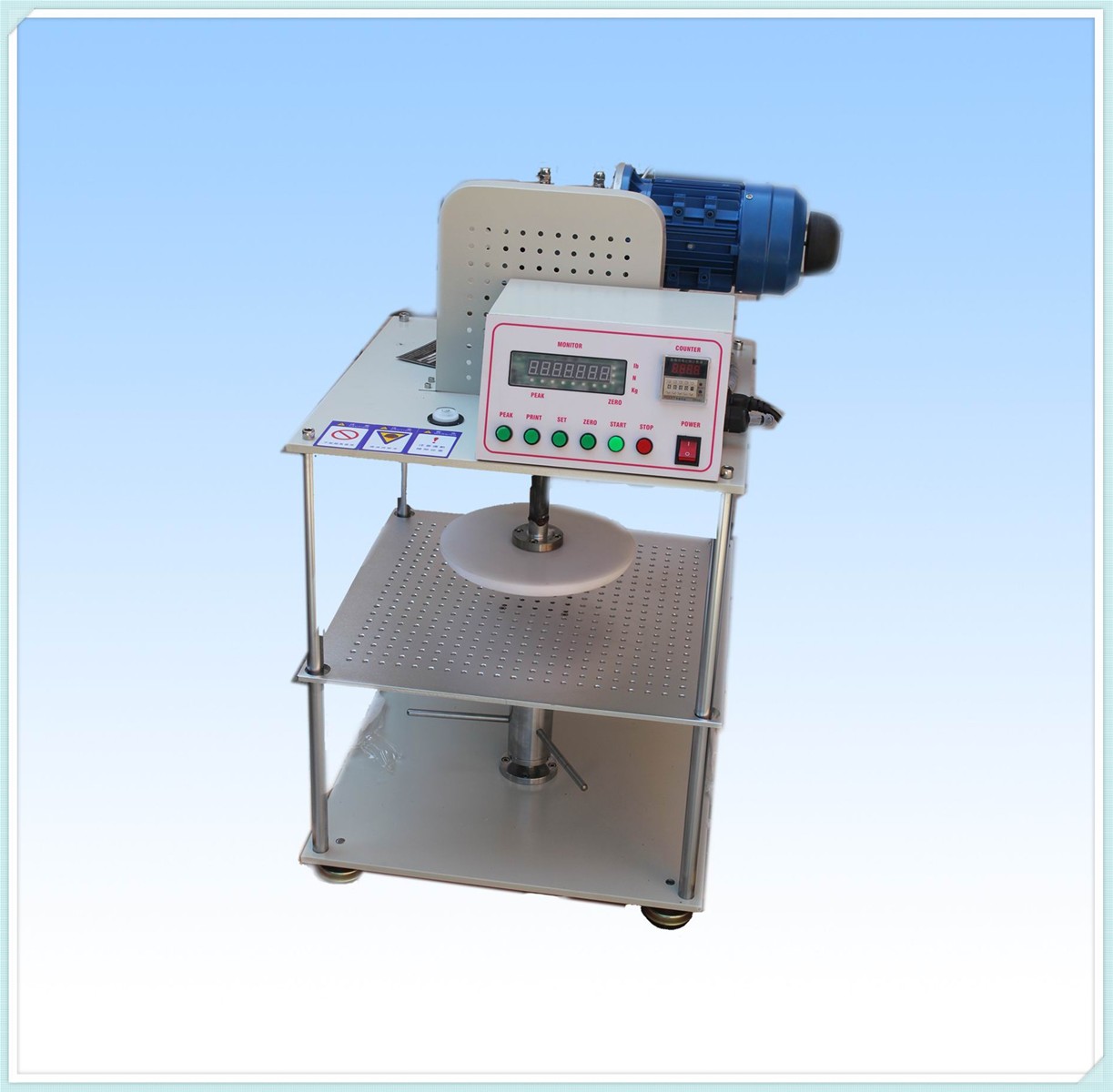 Foam fatigue test by constant load pounding