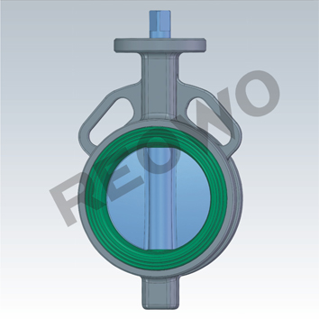 70C Series rubber lined butterfly valve