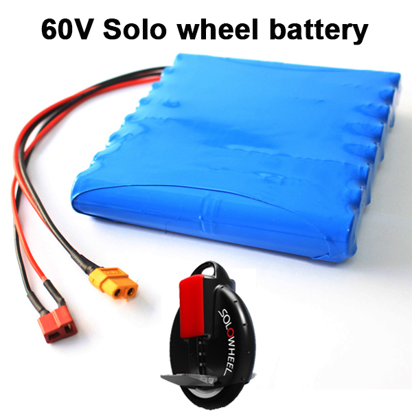 132Wh 60V Solo Wheel battery with 150*132*25mm size 800g weight