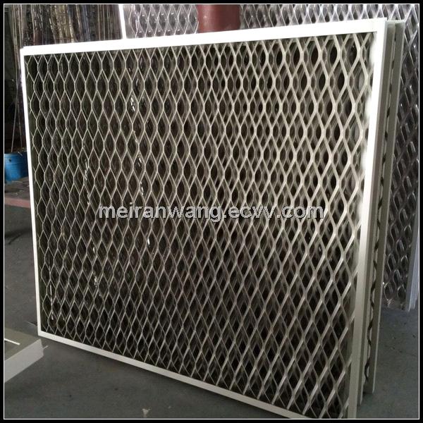 Decorative Aluminum Expanded Metal Mesh Panels Decorative Alumium