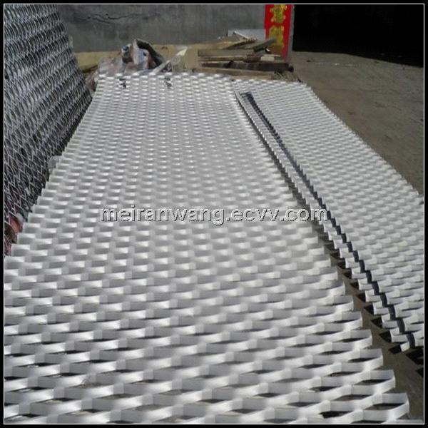 diamondshapealuminiumsteelexpandedmetalmesh