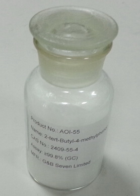 2-tert-Butyl-4-methylphenol, CAS: 2409-55-4, antioxidant