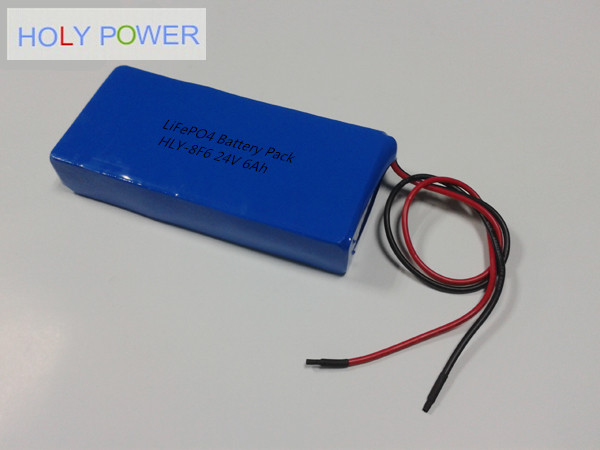 24V 6Ah LiFePO4 Battery Pack HLY-8F6 from China Manufacturer ...