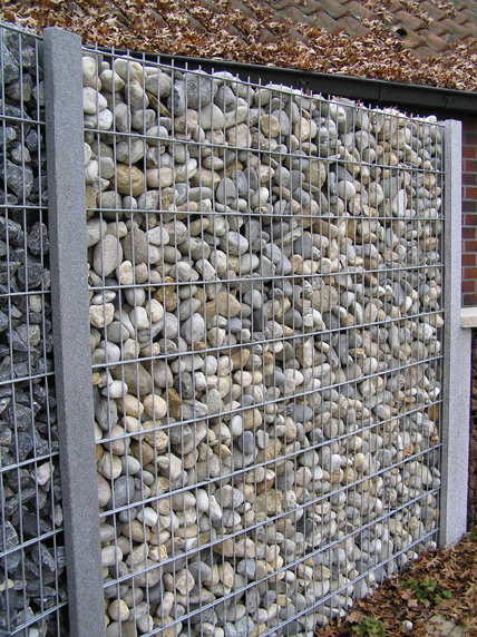 Stone Cage Wire Mesh Netting Welded Wire Stone Fence purchasing ...