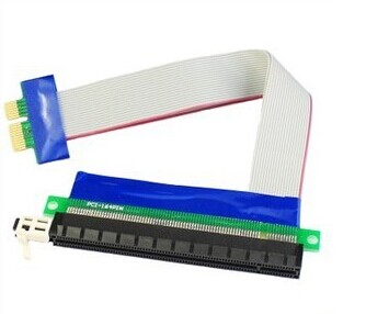 PCIE 1X TO 16X Extender Flexiable Cable Riser