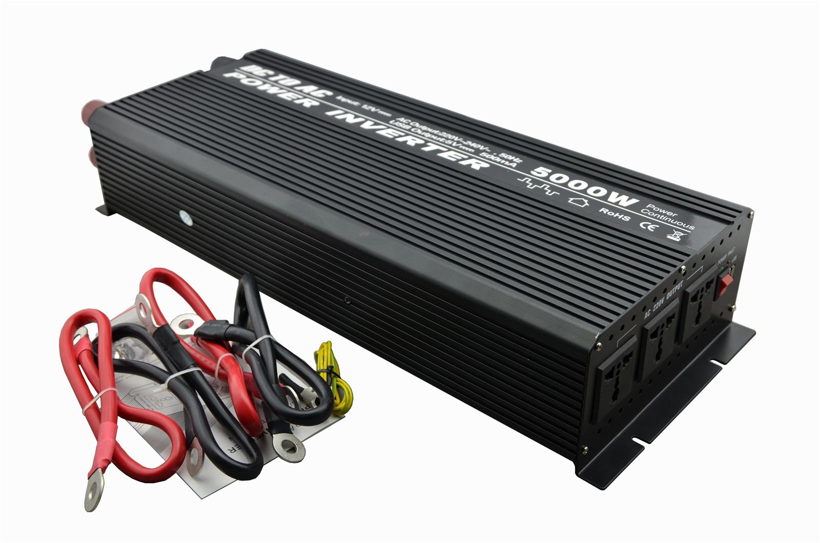 Intelligent Full 5000W Power Inverter DC 12V 24V Inverter (QW-5000MC ...