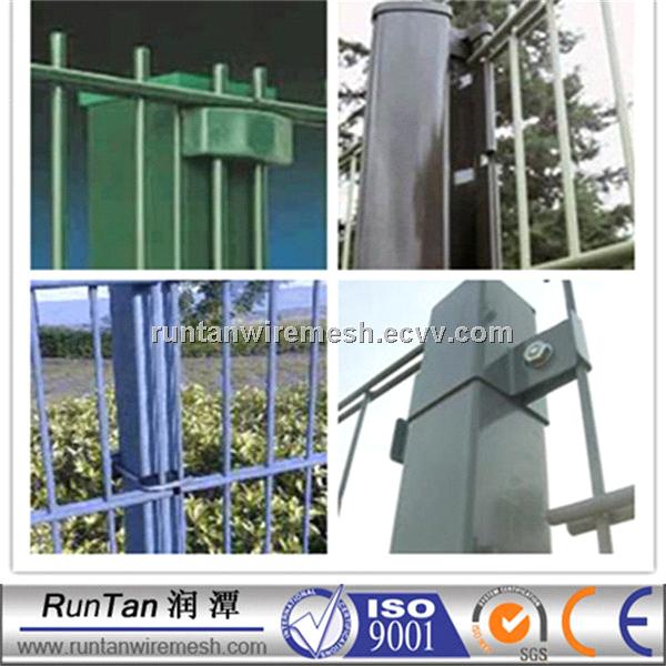 PVC coated double wire fencing