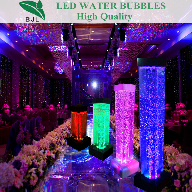 Home Wedding Decoration Led Aquarium Square Tube From China