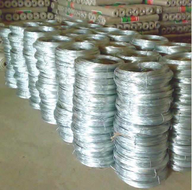 zinc plated iron wire