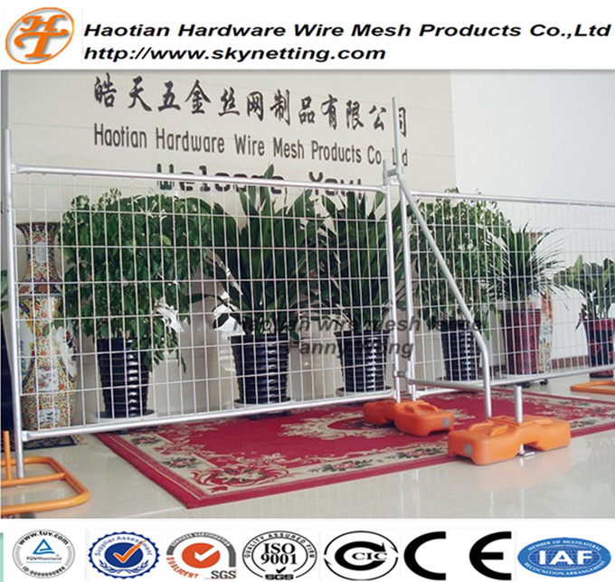 21x24mAustraliangalvanziedfreestandingmobiletemporaryfenceforchildren