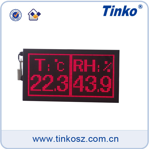 TH32A temperature humidity large LED date-time display