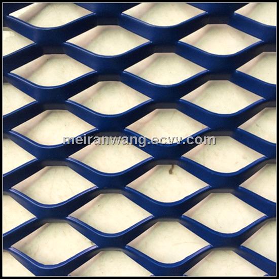 diamondshapealuminiumsteelexpandedmetalmesh