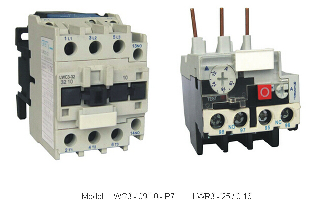 AC contactor& thermal relay CE,SEMKO,CB