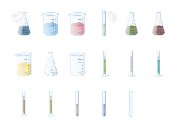 1101 series Low Form Glass Beaker with Graduation and Spout Low Form Laboratory Glassware