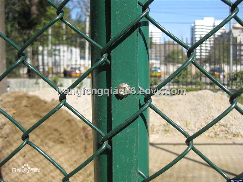 PVC Coated Chain Link Fence  For Sale