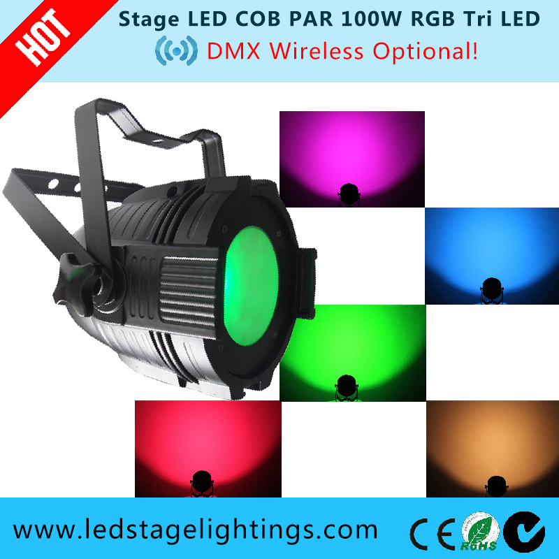 China Stage LED PAR Light 100W COB RGB LED Dj light