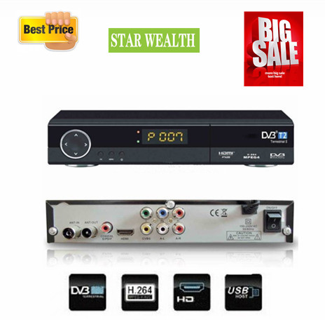 See larger image New 7T01 plan STB digital dvb-t2 cable tv set top box MPEG4/H.264 set top box