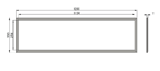 3001200mmLEDPanelLightSlimCeilingLEDPanelLamp36W