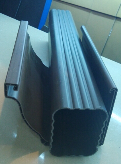 White Black 5.2 K PVC Rain Gutter For Roof Gutter System