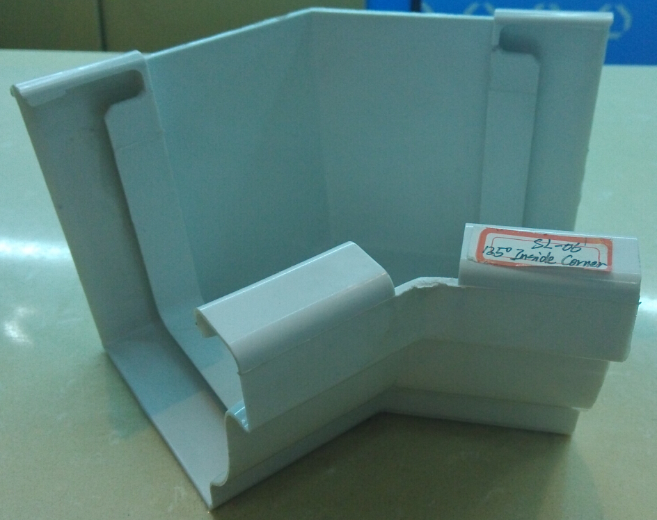 K-style roof gutter component for roof rain water gutter
