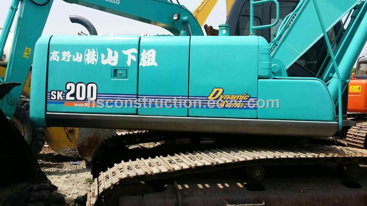 Hydraulic Excavator SK200 Used Kobelco ExcavatorUsed Kobelco Crawler Excavator SK200