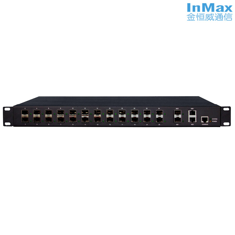 24 Gigabit Ports 2 Gigabit combo ports Managed SFP Based Fiber Optic Ethernet Switch S5326