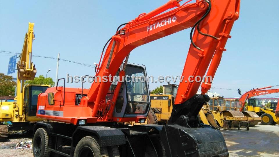 Used Hitachi EX100WD Wheel Excavator Second Hand Hitachi Hitachi EX100WD Wheel Excavator