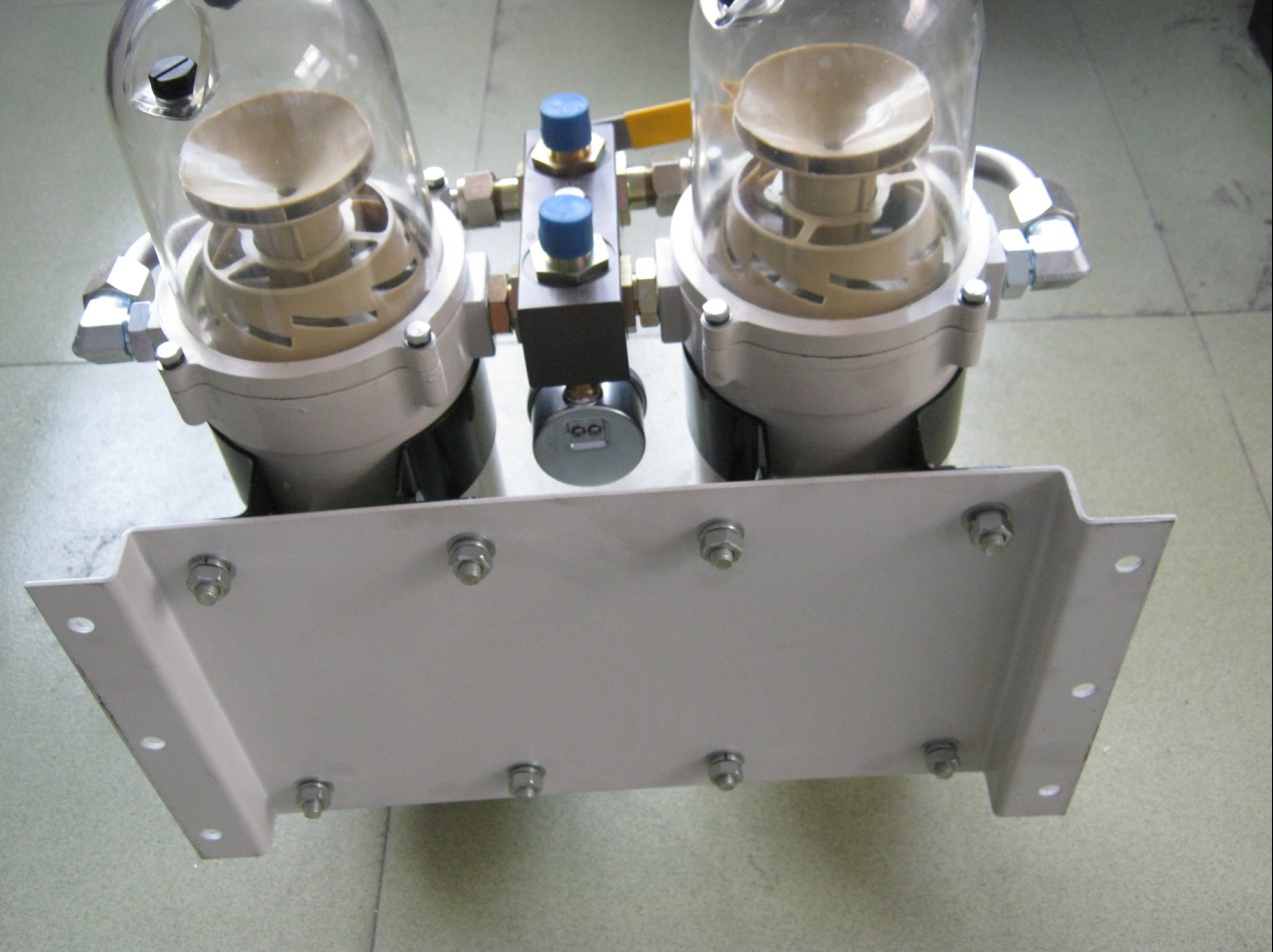 731000FHX Dual 1000FH(New 1000FG) Diesel Fuel Water Separator Assembly Include Racor 2020PM Element