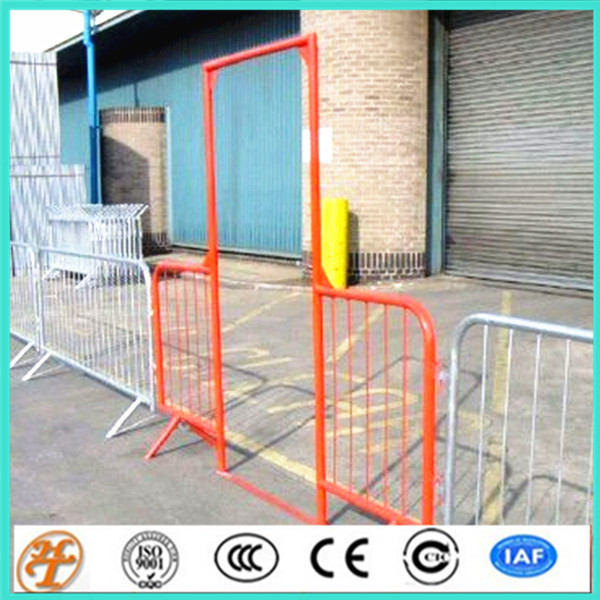 Hotdippedgalvanizedorpowercoatingremovablepedestriantrafficsafetyguardmetalbarricade