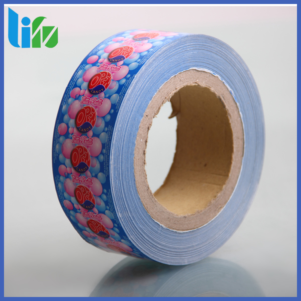 Bubble gum packing colored wax paper for candy packaging