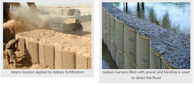 cheap price galvanized military bunker hesco barrier for sale