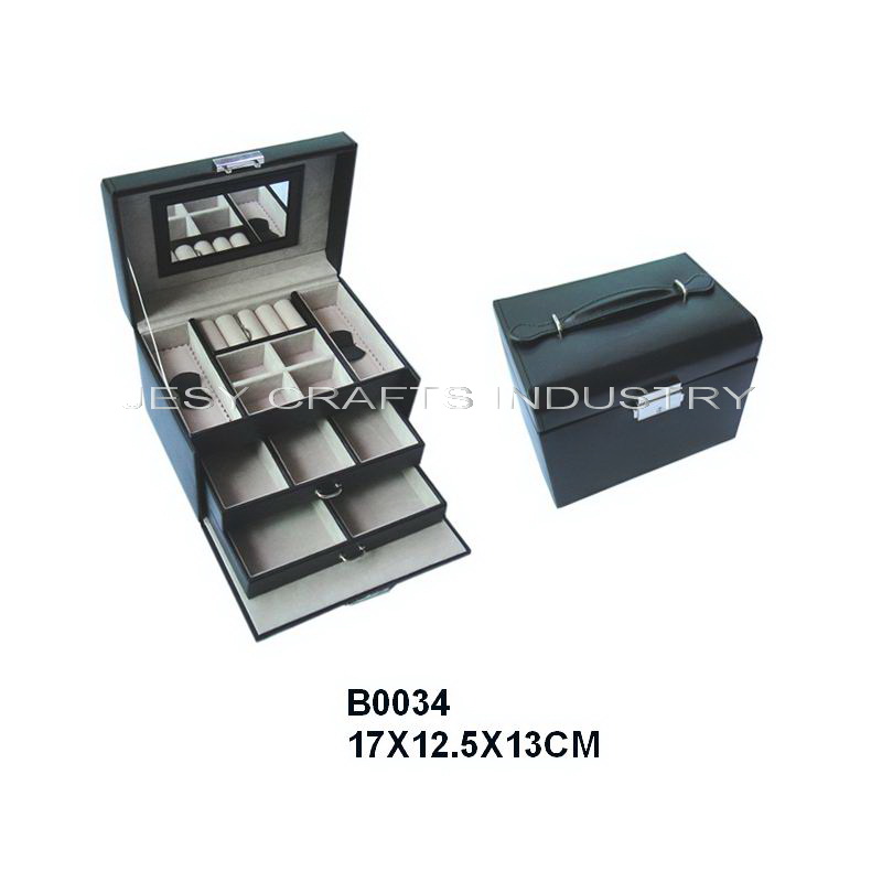 black classic jewelry box B0035