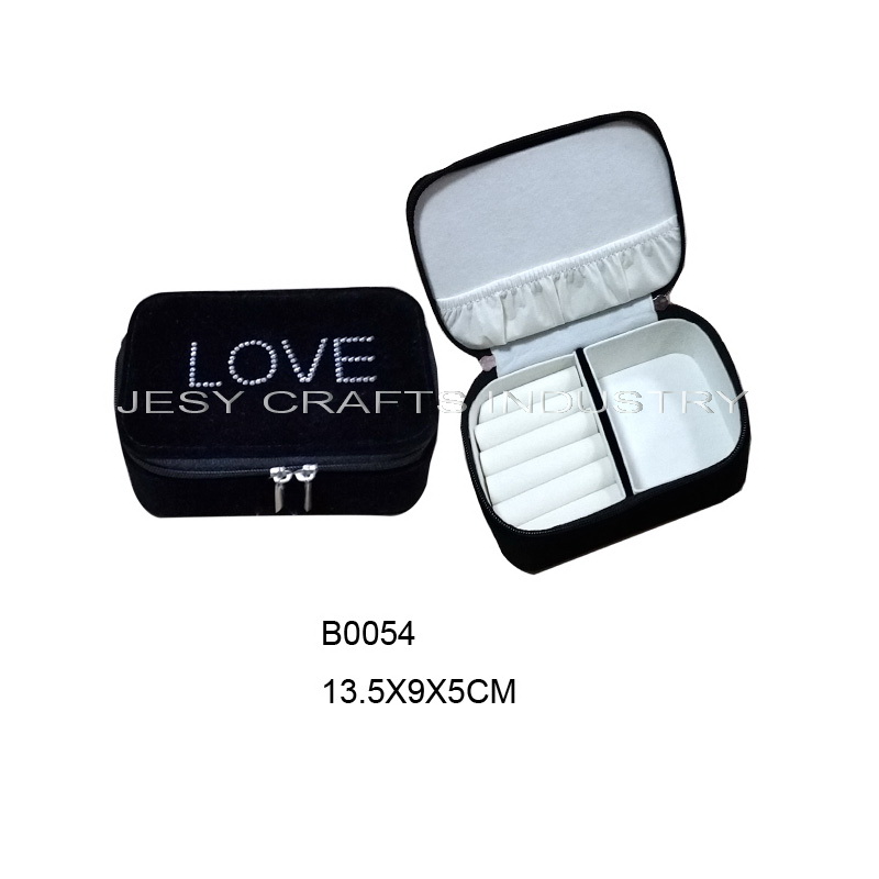 Zipper jewelry boxB0054