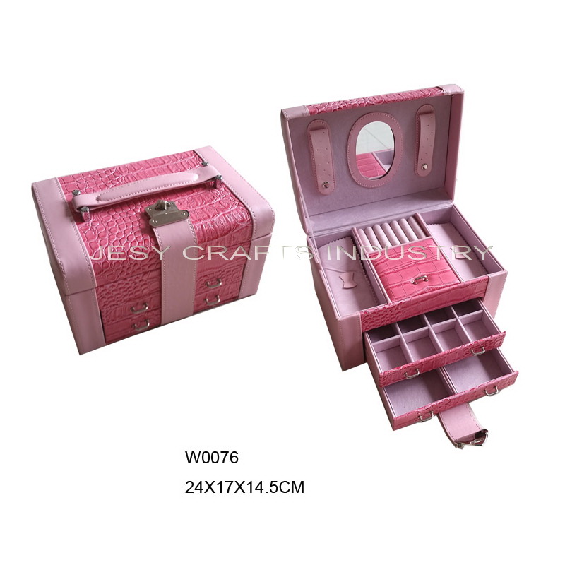 Cosmetic jewelry boxB0076