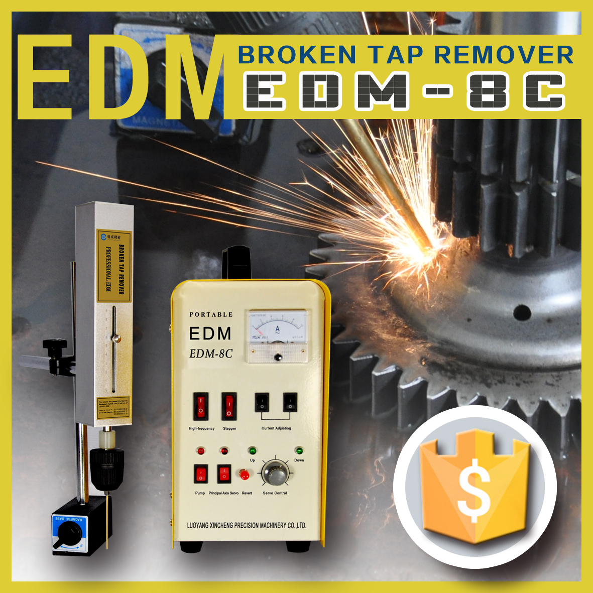 portable EDM broken tap remover