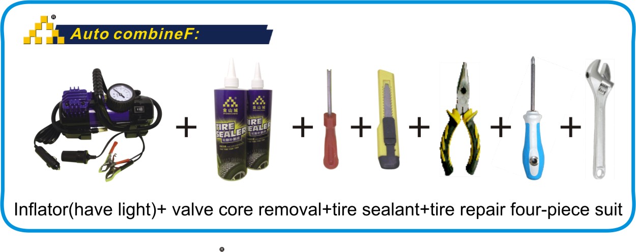 tyre sealer tyre sealant tyre inflator tyre repair tools