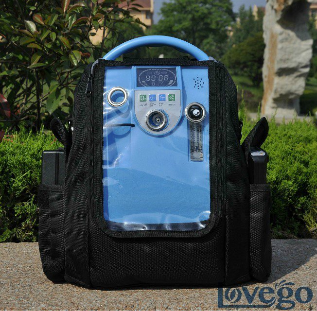 Lovego 5LPM portable oxygen concentrator with battery