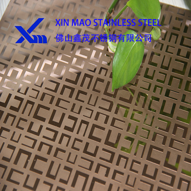 customize 304 stainless steel decorative sheet