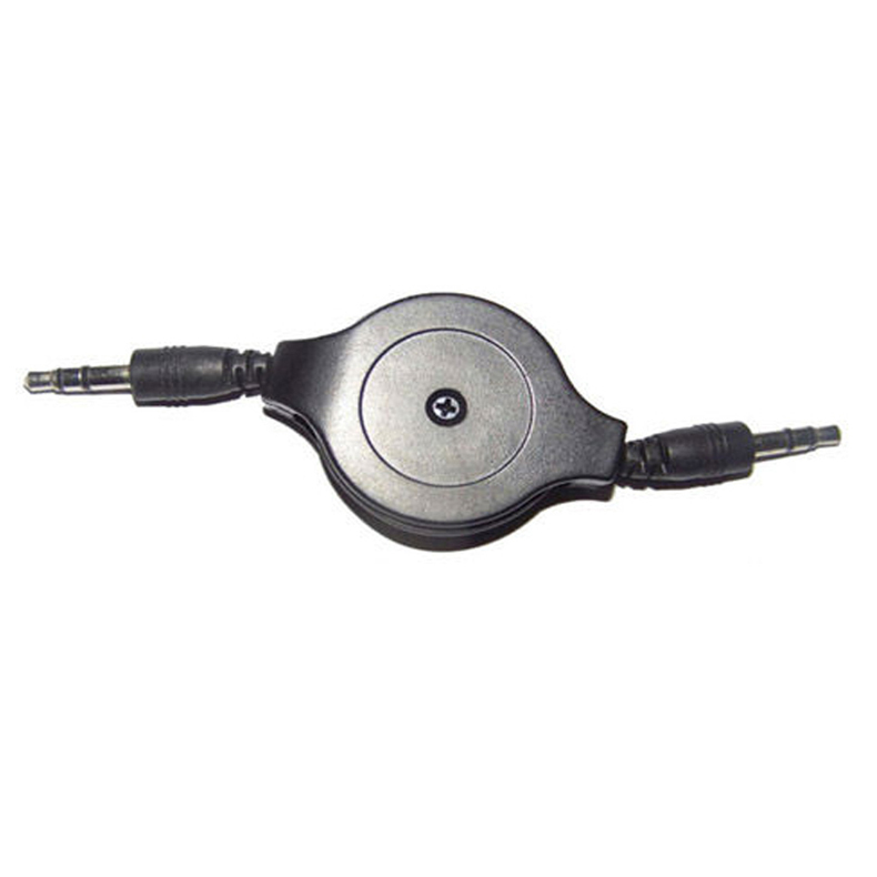 Reliable flex car audio aux 3.5mm retractable cable
