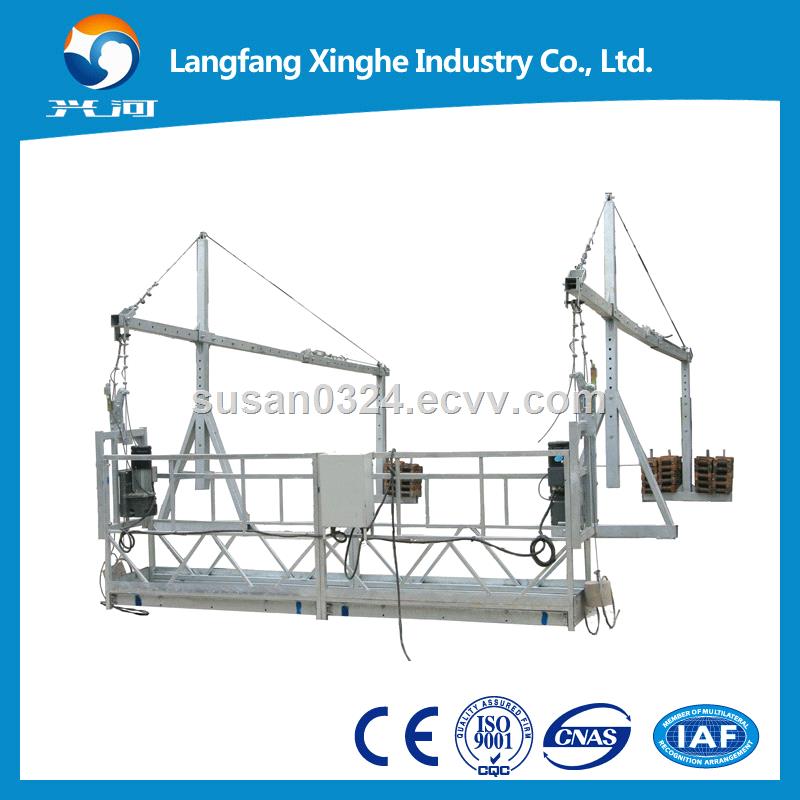 high rise window cleaning cradle /  zlp630 suspended steel platform / scaffolding / swing stage