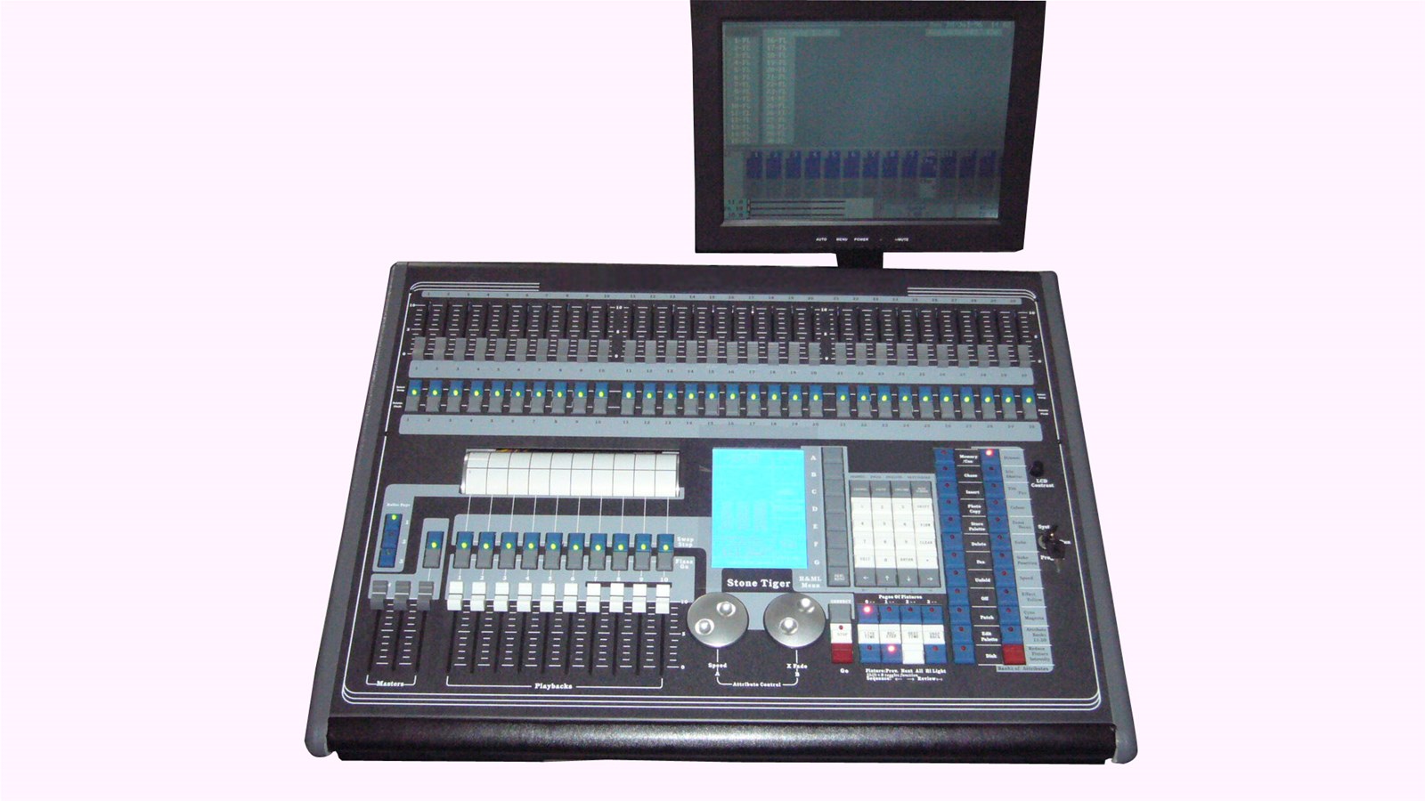 Stone Tiger Computer Controller with LCD Display DMX 512 Console For DJ Stage Equipments