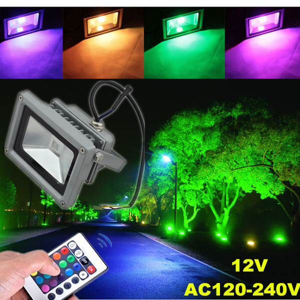12V LED Flood Light/Waterproof LED Project Lighting/RGB LED Garden Lamp