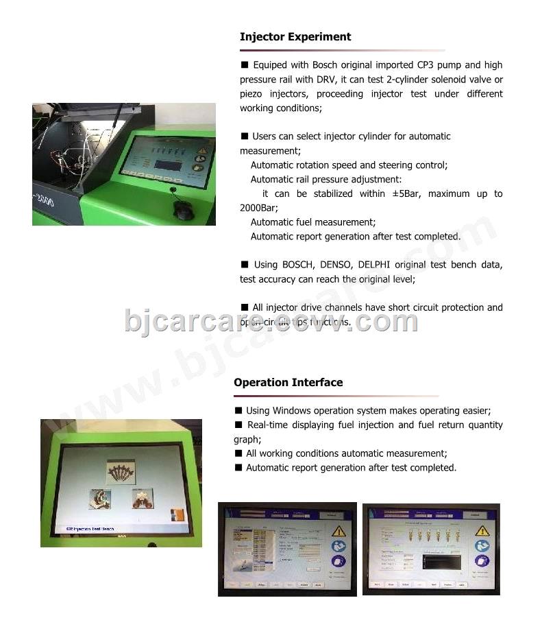 Automatic Diesel Injector Test Bench for Denso Common Rail Injectors