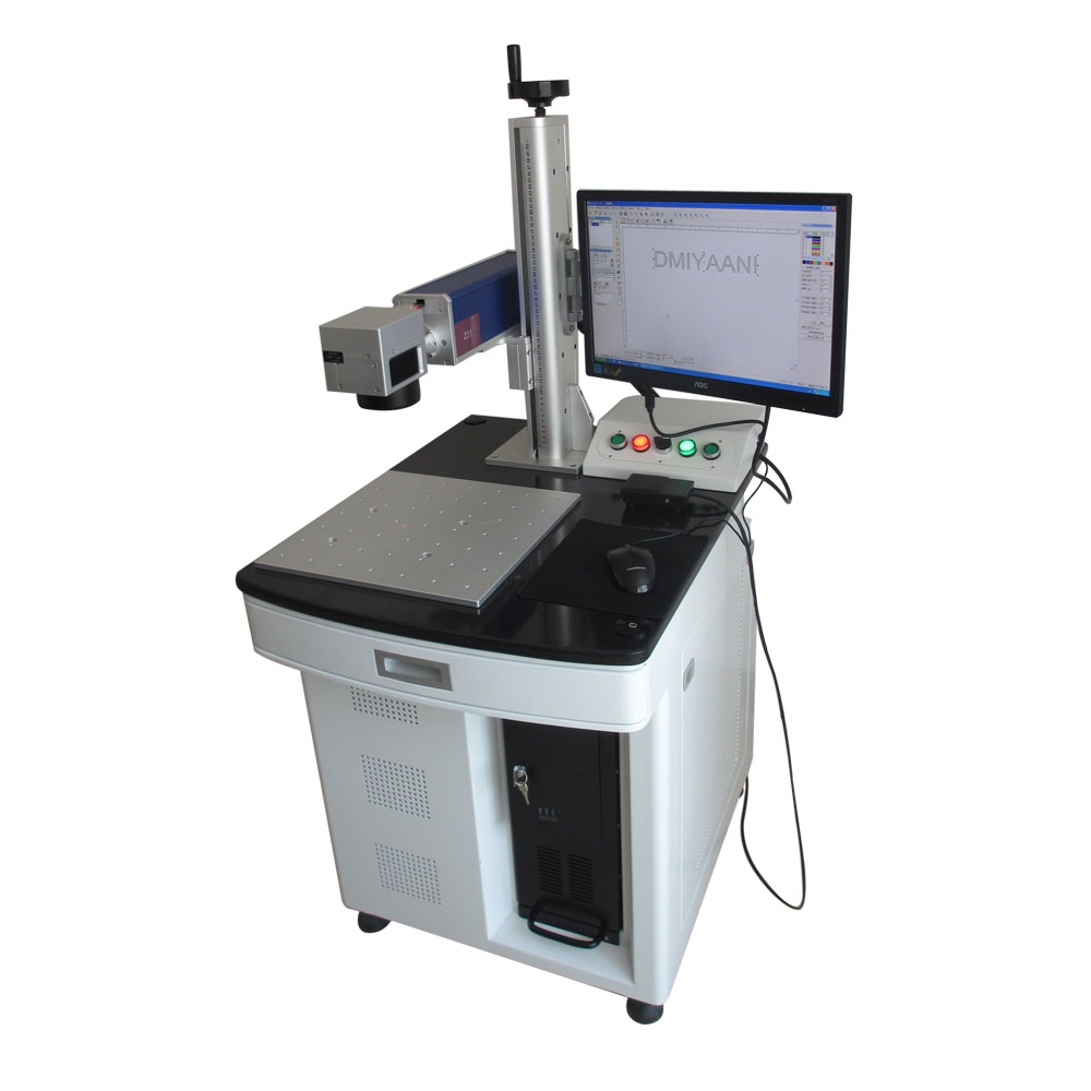 Fiber laser marking machine for silver gold jewelry plates