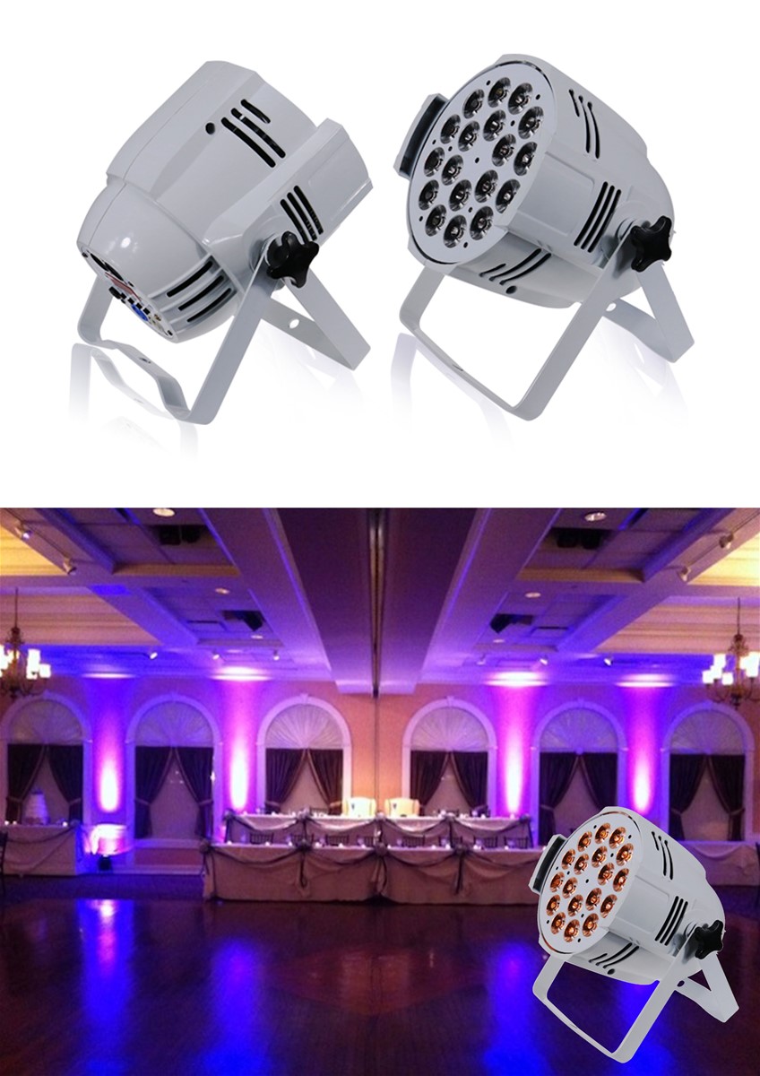 Rasha Hex 1818W 6IN1 RGBAW UV IRC REMOTE LED PAR LIGHT for NIGHT CLUBE DISCO PARTY