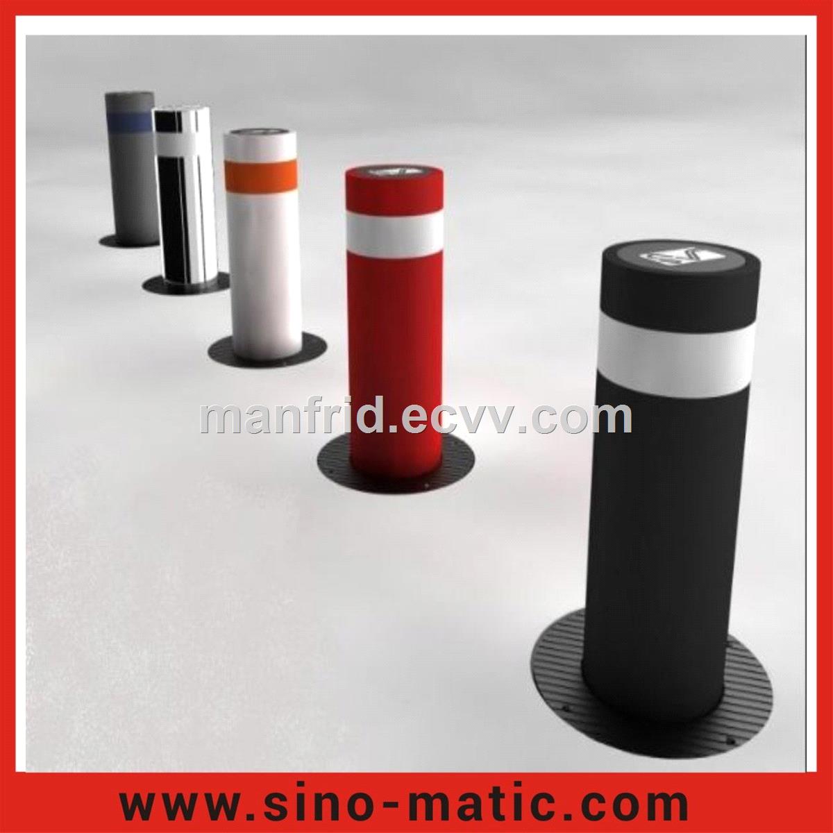 Access Control Electric Hydraulic 316 Stainless Steel Automatic Road Bollard