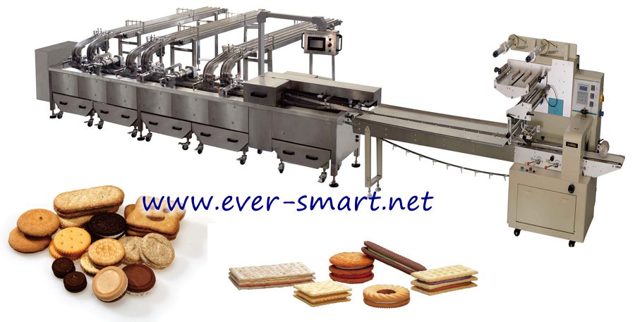32 Sandwiching Machine Connect with Packaging Machine
