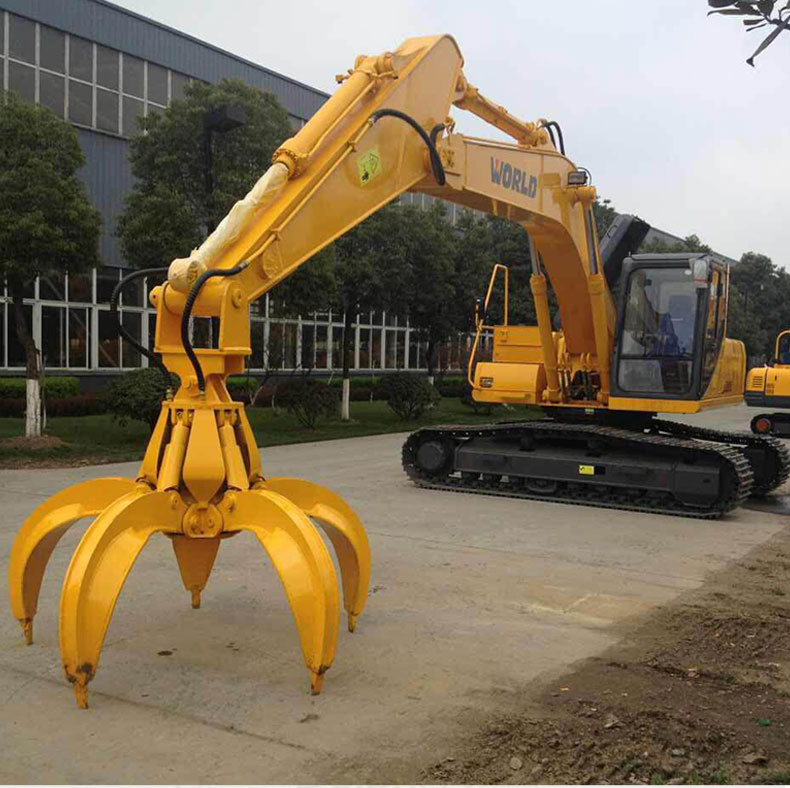 Orange Peel Hydraulic Grab Excavator Manufacturers and 